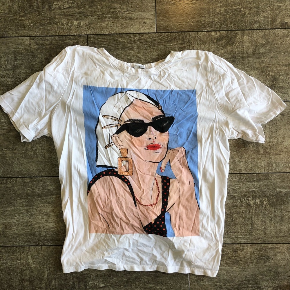 Zara graphic tee